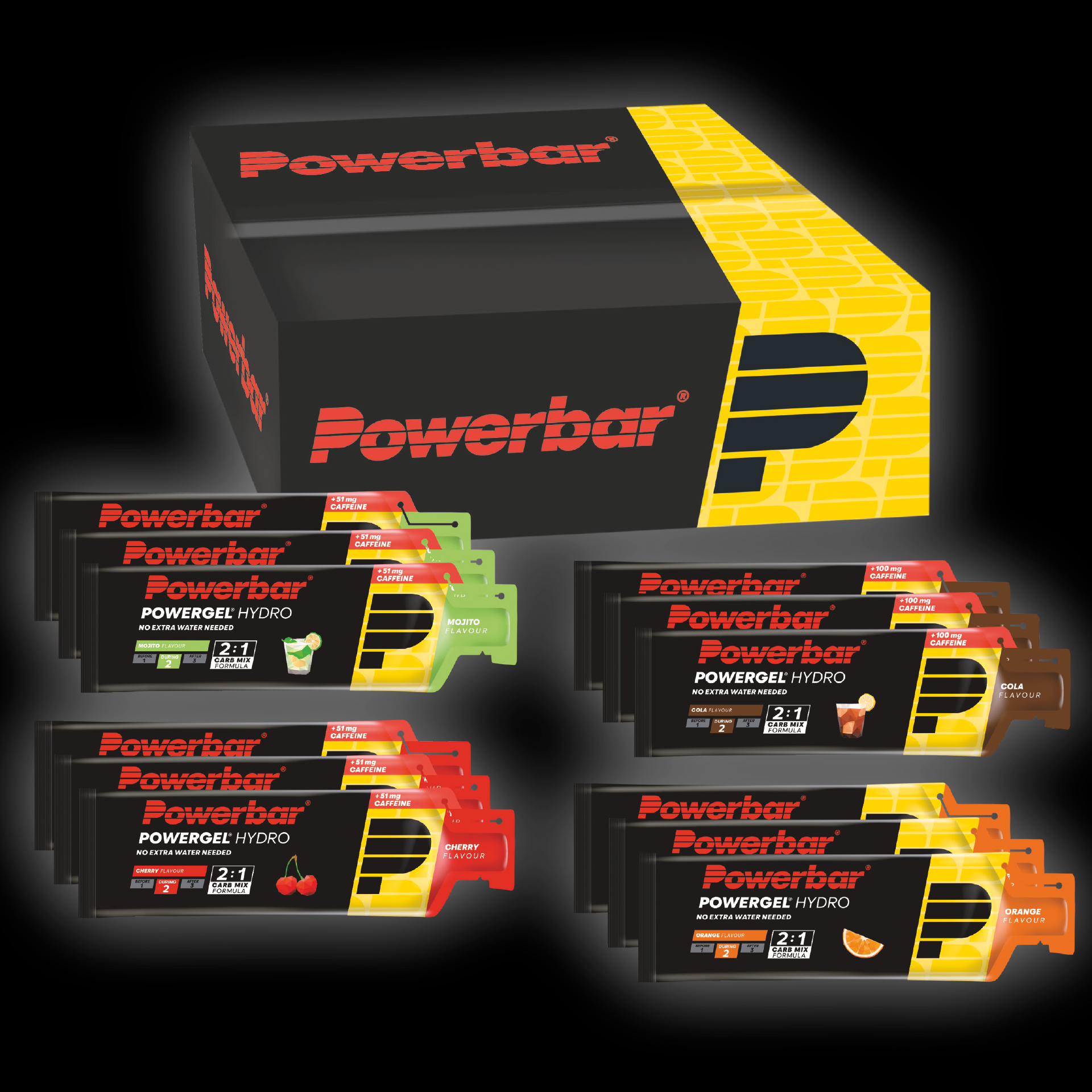 PowerGel Hydro Multiflavour Box